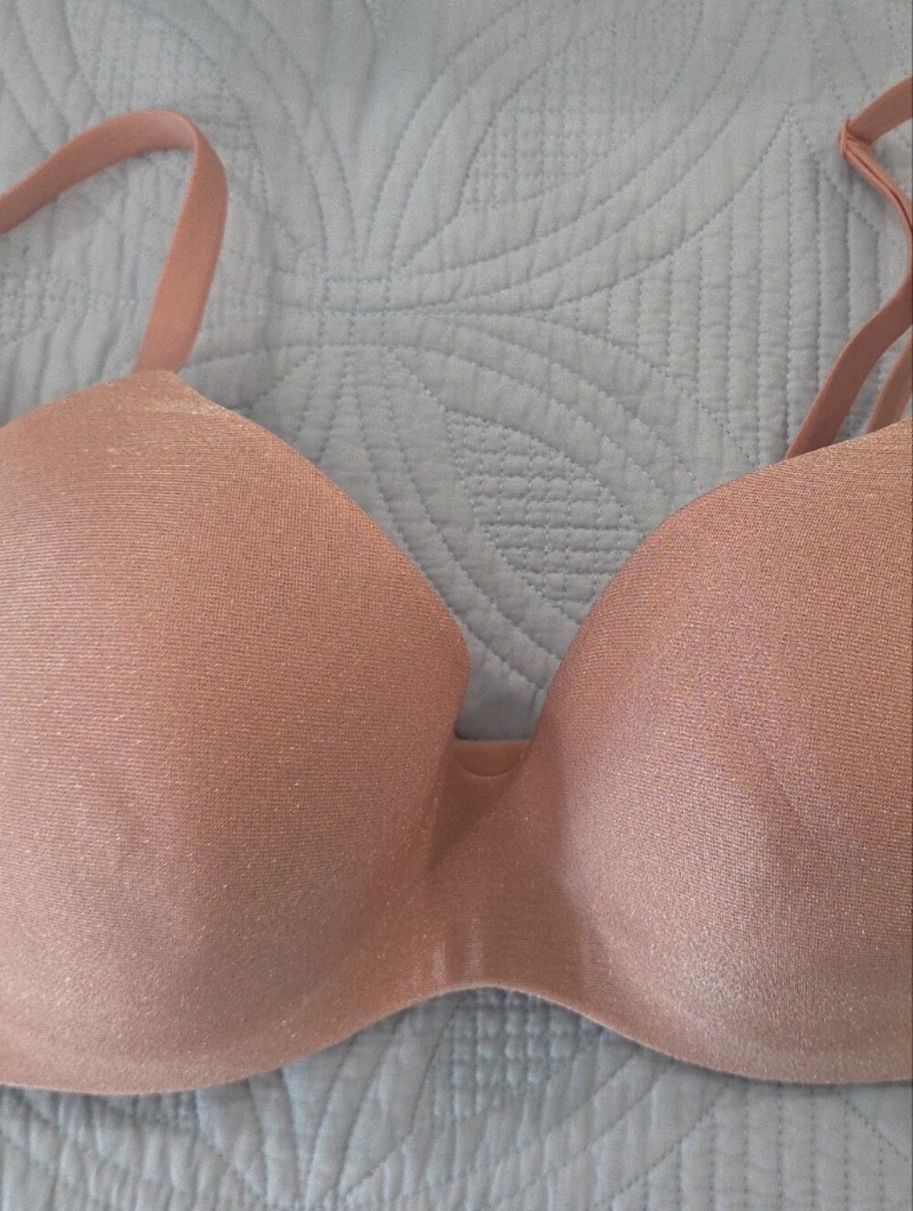 Victoria's Secret Shimmery Peach T-Shirt Bra